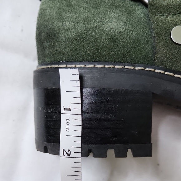 Naturalizer Green Suede Heeled Boots - Picture 14 of 14